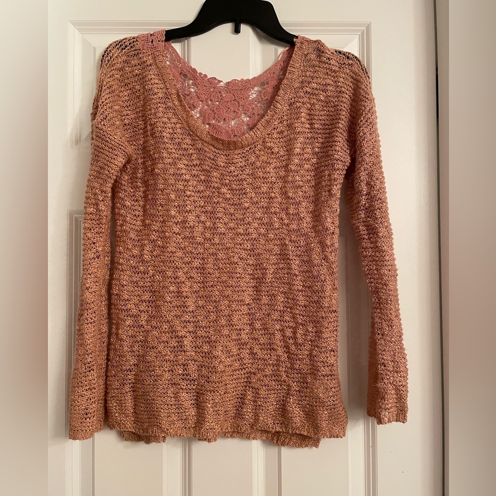 Beautiful coral color sweater
